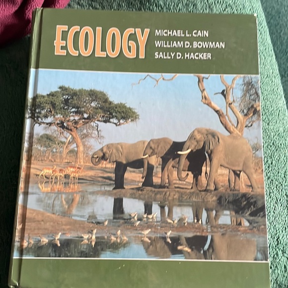 Ecology hard cover book/college book